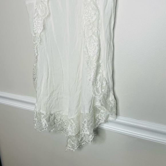 COPY - Free People Intimately Slip Dress White Eyelashes White Sheer Lace Trim … - Picture 6 of 6